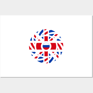 British Russian Multinational Patriot Flag Series Posters and Art